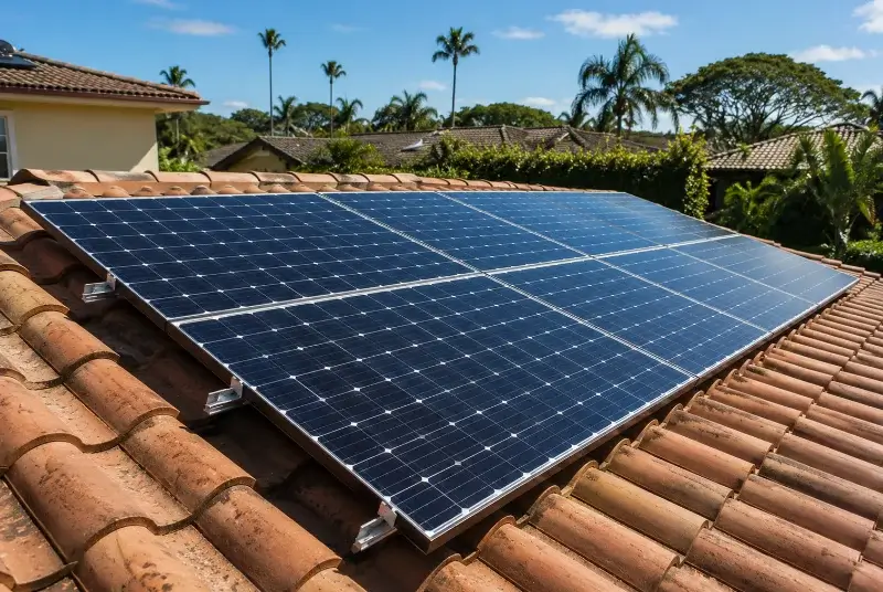 Installation de panneaux solaires à Mollégès