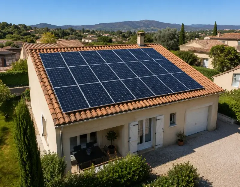 Prime à l'autoconsommation panneaux solaires Mollégès — aide financière de l'État